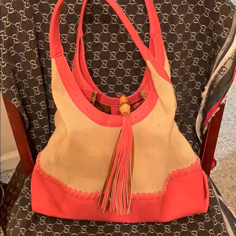 !!Weekend Sale!!! Big Buddha woven & leather tote